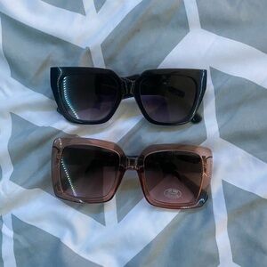 Stylish Black and Brown Sunglasses